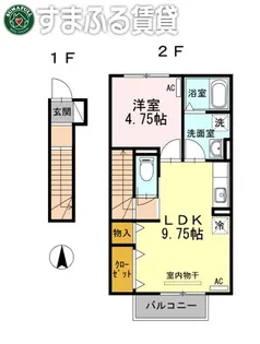 ルーチェ【2階】の間取り