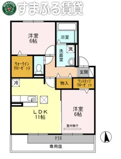 ル・ウィット【1階】の間取り