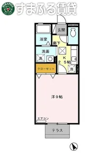 HERMANA【1階】の間取り