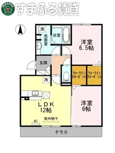 シャルマン堂前【3階】の間取り