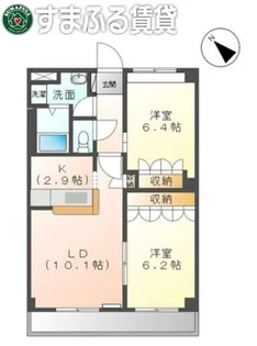 ブルーサンズ ロフティー【3階】の間取り