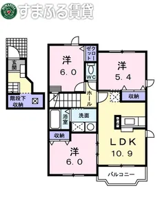メルヴェイユ【201号室】の間取り