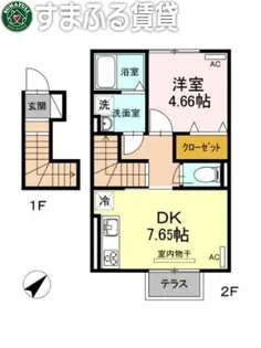 シャンツェ未来【2階】の間取り