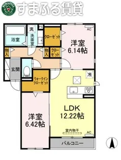 HUBLOT Rich【1階】の間取り