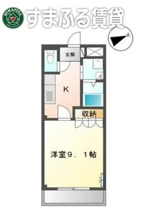 ベストドア吉良【202号室】の間取り