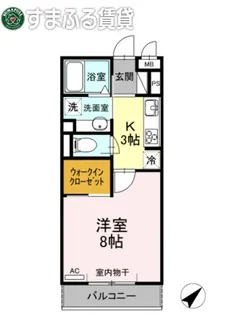 サンレスト B【302号室】の間取り