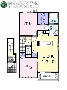 フォーシーズン【202号室】の間取り