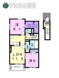 ブレイブA【2階】の間取り
