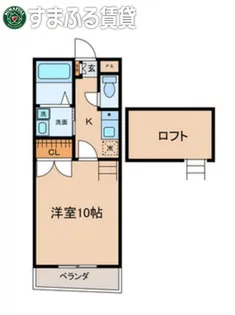 Bell 柴金【201号室】の間取り