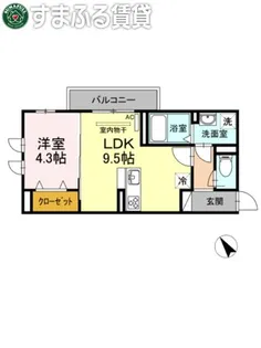 ブリーゼⅢ【3階】の間取り