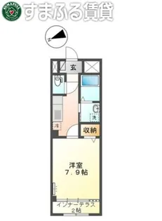 グランドソレイユ【102号室】の間取り