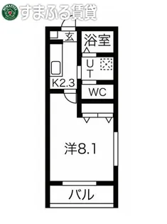 ESPERANZA羽根西【3階】の間取り