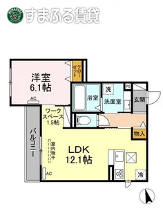 サンシャインVⅡ【1階】の間取り