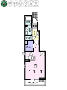 ジェルメⅡ【1階】の間取り