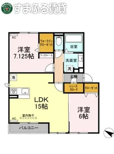 さくらハウス岡崎【302号室】の間取り