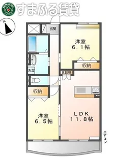 AGUN【3階】の間取り