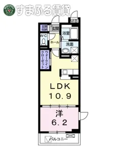 ローズパティオ【2階】の間取り