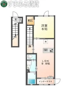 ラシーダ【201号室】の間取り