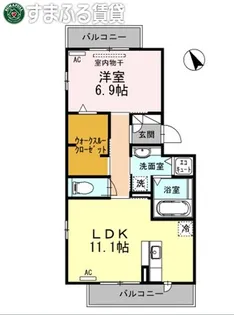 シューラク【3階】の間取り