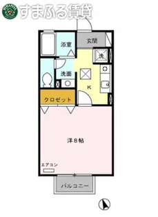 ジュネス ヴィラージュ【1階】の間取り