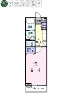 セブンローズC【2階】の間取り