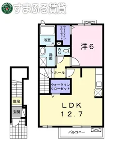 アルモニー奏【202号室】の間取り