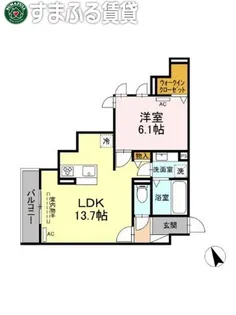 Poteau du 南屋敷【3階】の間取り