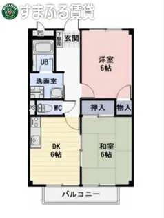 サンハイム鹿嶋【203号室】の間取り