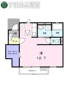 ニコ ヴィラージュB【102号室】の間取り