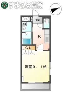 ベストドア吉良【101号室】の間取り