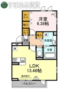 D-Castle【1階】の間取り