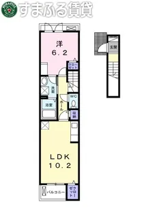 ファルファーラ【2階】の間取り