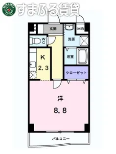 アルバ・美合【305号室】の間取り