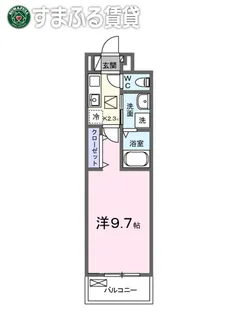 グランシュテル【1階】の間取り