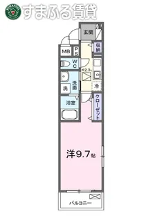 グランシュテル【301号室】の間取り