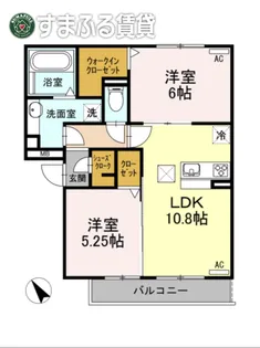 D-room北本郷【1階】の間取り