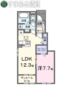 レゾンド・小針【103号室】の間取り