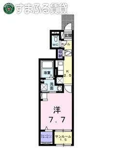 レスポワール ドゥ シュド【1階】の間取り