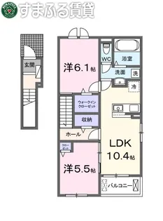 レジデンス上里【2階】の間取り