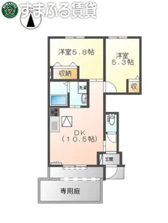 パークハイム【1階】の間取り