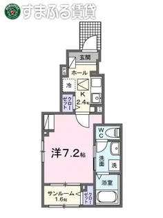 ラトゥール・エヌ【103号室】の間取り