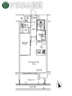 SLR東岡崎駅前【7階】の間取り