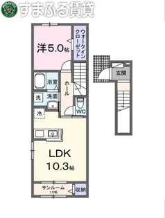 フェリチタ アイ【2階】の間取り