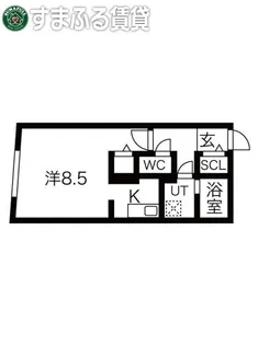 G VIVRE 岡崎駅前【102号室】の間取り