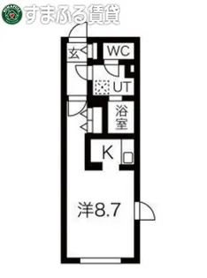 G VIVRE 岡崎駅前【309号室】の間取り