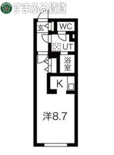 G VIVRE 岡崎駅前【406号室】の間取り