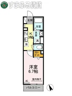 ETERNA(エテルナ)【2階】の間取り