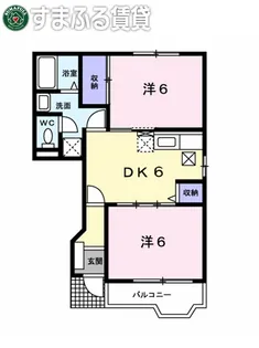 メゾン ラフィーネⅡ番館【103号室】の間取り