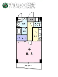 アルバ・美合【3階】の間取り