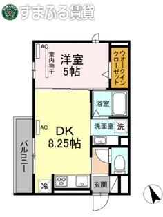 コスモ錦【3階】の間取り